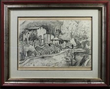 Bleistiftzeichnung Landschaft