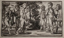 Wilhelm Wohlgemuth Knaben Jagd Akt antikisierend Kreis Hans von Marées Tusche