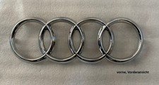 Original Audi Ringe, Emblem vorn und hinten chrom/silber