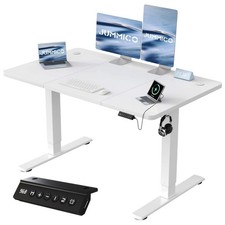 Computertisch Höhenverstellbarer Schreibtisch Bürotisch 120x60cm USB-Anschluss 