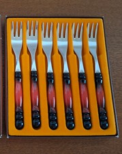 Besteck INKERA P&S Prinz & Seibel 6 Teile Kuchengabeln OVP neuwertig