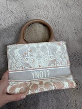Y Not Damen Handtasche Beige