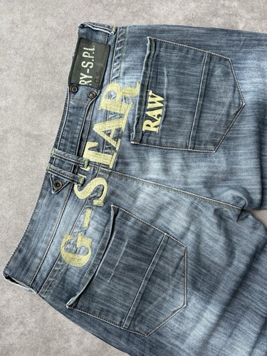 Star raw denim jeans - denim,
