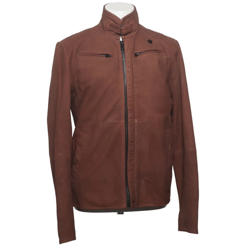 Star raw lederjacke - g-star,