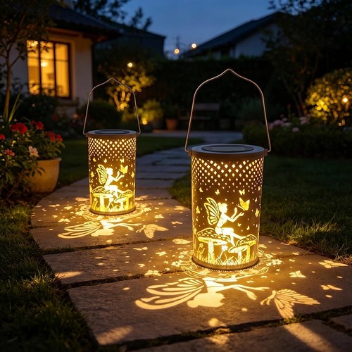 Schmetterlingsfee solarlampe - schmetterlingsfee,