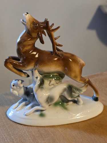 Porzellanfigur jagdszene - porzellanfigur,