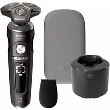 Philips SP9840/32 Series 9000 Wet & Dry Rasierer schwarz Gesichtskonturanpassung