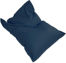 Green Bean Square XXL Giant Bean Bag Cover, 140 x 180 cm Indoor Outdoor