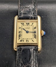 Cartier Tank Vermeil Uhr |
