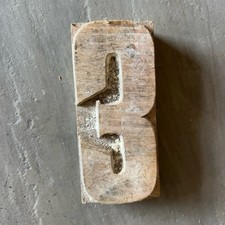 Vintage Druckerblock Buchdruck