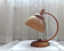 Tischlampe Holz Hans-Agne Jakobsson für AB Ellysett Markaryd Schweden 60er