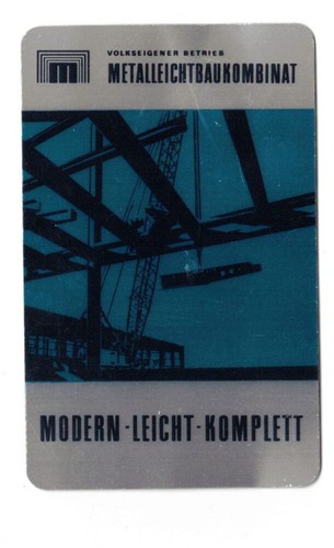 Metall taschenkalender 1979 - metall,