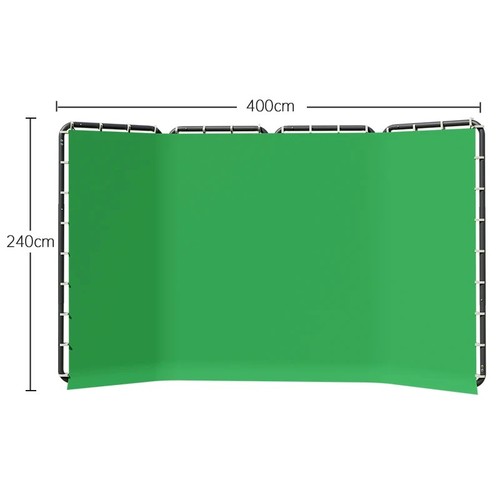 Greenscreen 4m wand - greenscreen,