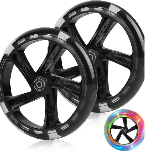 Led scooter rollen 200mm - rollen, blau