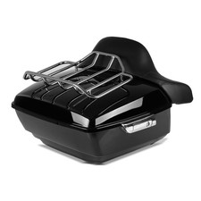 Topcase King OLR + Gepäck-Grill kompatibel + Harley Modellen sw gebraucht