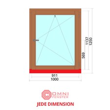 Holzfenster 1000 x 1250 mm
