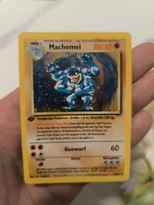 Holo Machomei Ab 1€ ! Pokémon Karte Deutsch Original 8/102 1999 1. Edition Rar