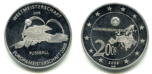 Silbermedaille 2006 fußball - , "fußball