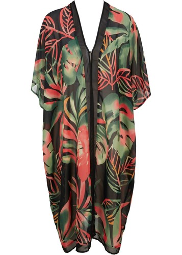 Chiffon strand kaftan - chiffon, kaftan-kleid