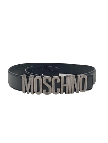 Moschino ledergürtel schwarz - moschino,