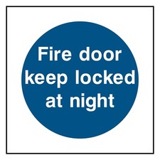 Brandschutztür verschlossen halten Schild oder Aufkleber | FPRV0010