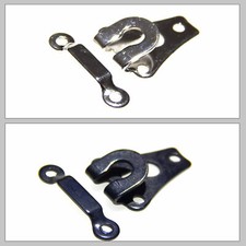 5x / 25x Hosenhaken mit Steg