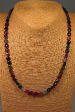 Tourmaline chain necklace