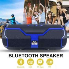 Tragbarer Bluetooth Lautsprecher Sound Box Musik MP3 Radio USB Handy Smartphone