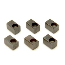 SCHALLER Floyd Rose Lockmeister Einsatz Stahlkante 4x4mm Satz Of 6x Schwarz