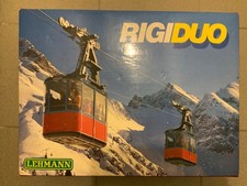 Lehmann RIGI DUO 9000 Seilbahn komplett mit 4 Figuren + OVP Vintage