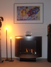 Wandkamin Bio Ethanol