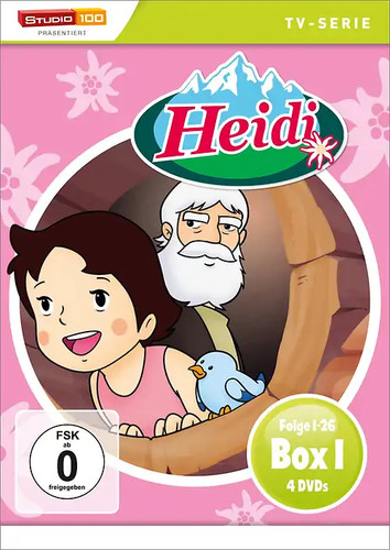 Heidi teilbox 4 dvds - teilbox, 1