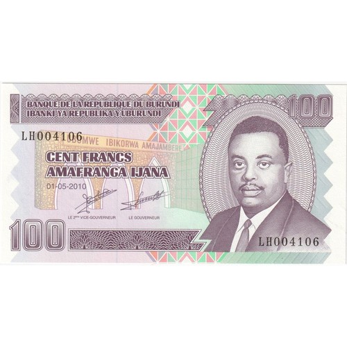 Burundi 100 francs - 100,