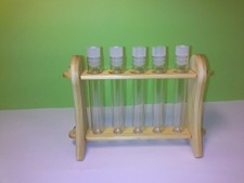 1 Reagenzglasständer, 5