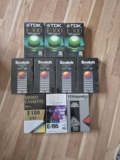 10 X VHS Video Kassetten Neu