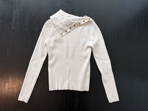 Zara damen rippstrick pullover - zara,