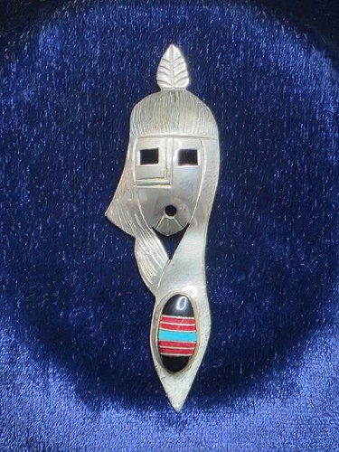 Kachina masken anhänger - kachina, 925er
