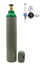 Gasflasche +Reduzierer Reines 4.8 Argon (100%) Schweißgas 8 Liter WIG MIG 150bar