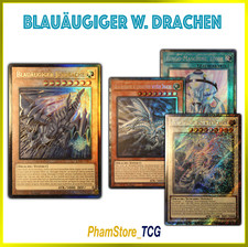 YuGiOh! Blauäugiger W. Drache DECK - Raritäts-Upgrade zur Auswahl.