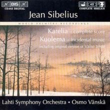 Sibelius: Karelia Op11; Valse Triste Op44 von not spe... | CD | Zustand sehr gut