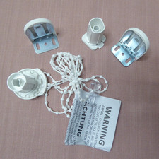 Zubehör für Seitenzugrollo Ersatzteil unbenutzt Kettenzug Kunststoff weiß