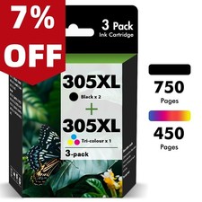 1-3 XL Druckerpatronen für HP 305XL HP 2700 2720 2800 2820 4220 e Envy 6020 6032