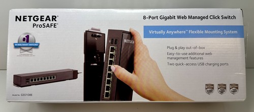 Netgear gss108e prosafe - netgear, –