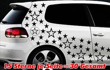 30 Sterne Star Auto Aufkleber