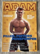 GAY VINTAGE Zeitschrift  MAGAZIN  "  ADAM  "  von Oktober 2000