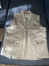 Weste Safari/Angler/Freizeit Outdoor beige Größe L NEU