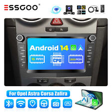 Autoradio DAB+ Carplay Android 14 GPS NAVI  Für Opel Meriva Corsa C D Astra G H