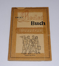 Volksliederbuch . Ausgabe mit Noten . Antifaschistisch 1946 Liederbuch Songs