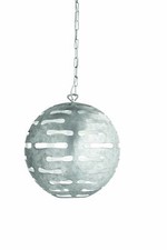 Massive Pendelleuchte Jenkins 1x E27 bis 60W ohne Leuchtmittel Metallkugel