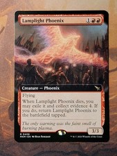 Lamplight Phoenix (Fullart) - Magic the Gathering